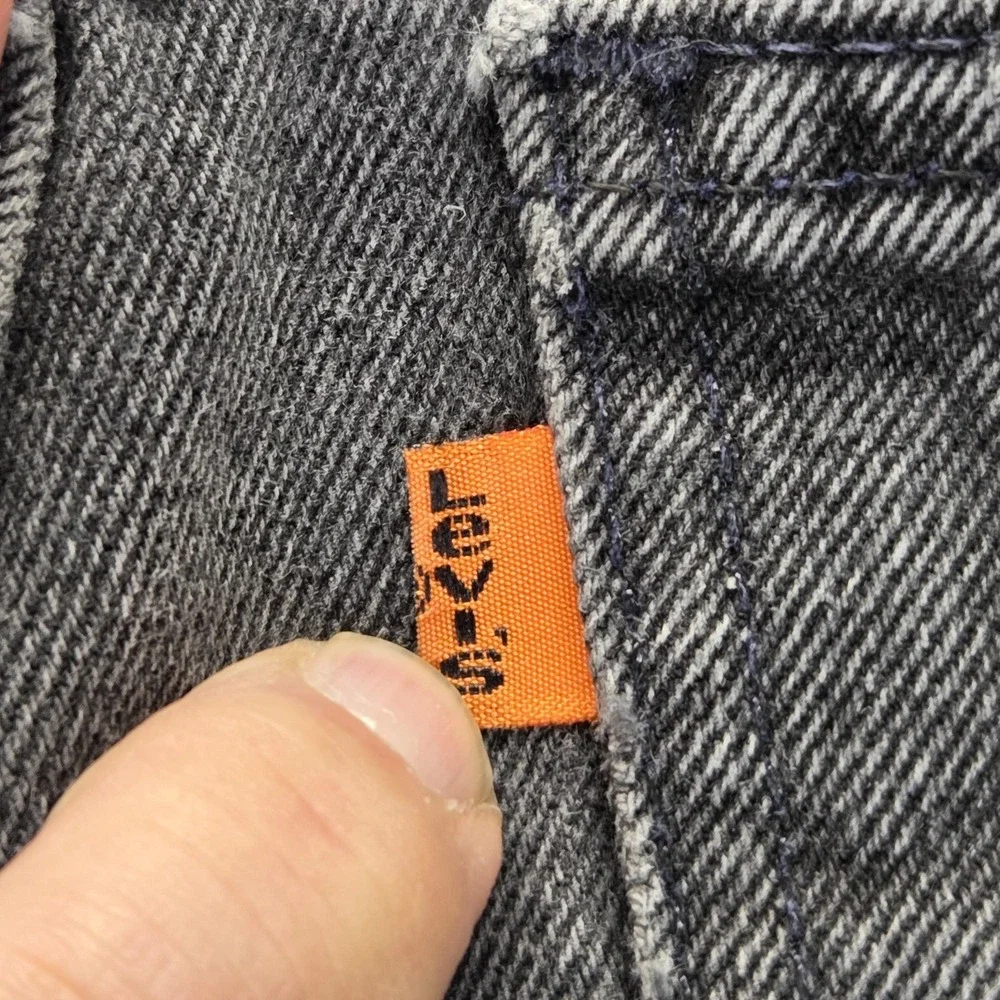 VTG Levis 505 Jeans Mens Gray Med Wash Straight‎ Denim Zip Fly USA Fits 29x29